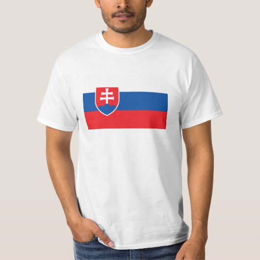 T-shirt Drapeau Slovaquie (Devant)