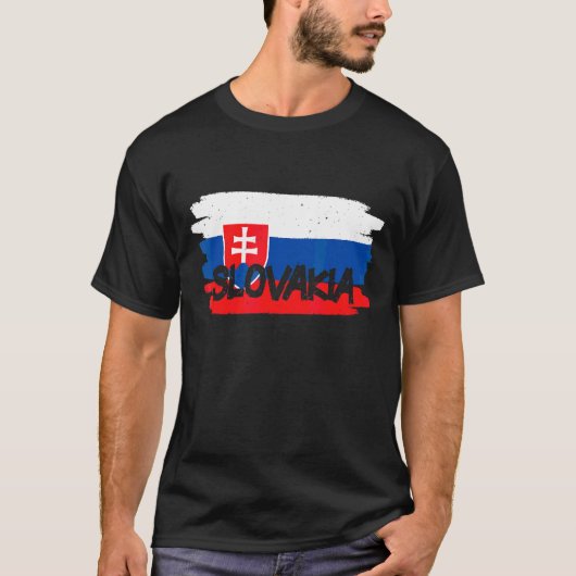 T-shirt Drapeau Slovaquie (Devant)