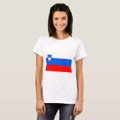 T-shirt Drapeau slovène (Devant entier)