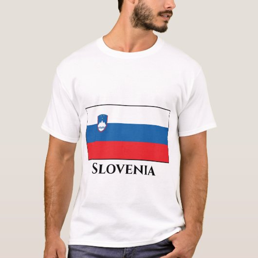 T-shirt Drapeau Slovénie (Devant)