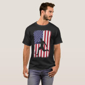 T-shirt Drapeau Soccer USA (Devant entier)