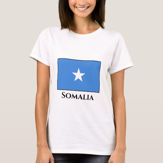 T-shirt Drapeau somalien (Devant)