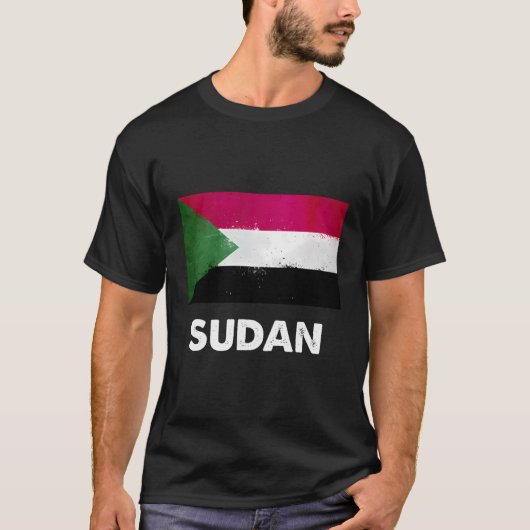 T-shirt Drapeau soudanais (Devant)