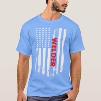 T-shirt Drapeau soudeur américain (1)