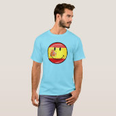 T-shirt Drapeau souriant d'Espagne (Devant entier)