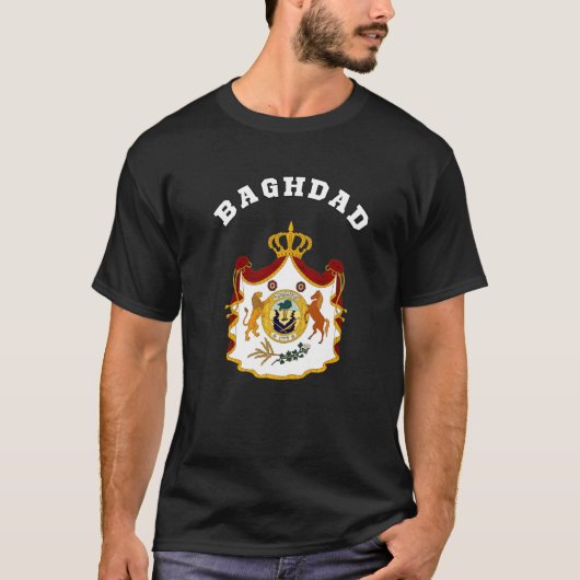 T-shirt Drapeau Souvenir De Bagdad (Devant)