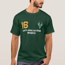 Drapeau Springbok Face Afrique du Sud