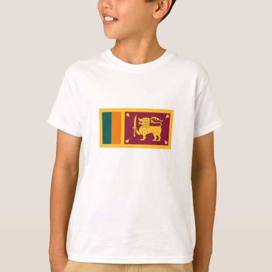 T-shirt Drapeau Sri Lanka (Devant)