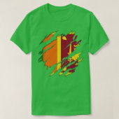 T-shirt Drapeau Sri Lanka (Design devant)