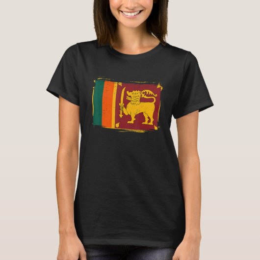 T-shirt Drapeau Sri Lanka Femmes Hommes Enfants (Devant)