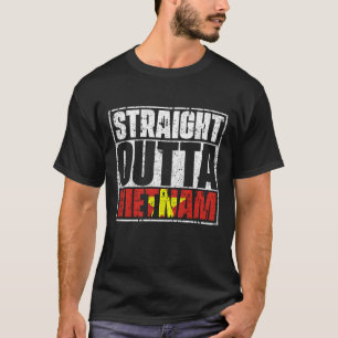 T-shirt Drapeau Strright Outta Vietnam