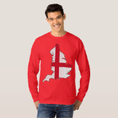 T-shirt Drapeau stylisé de l'Angleterre St George Cross (Devant entier)