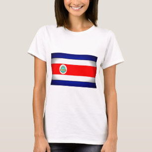 T-shirt Drapeau stylisé du Costa Rica