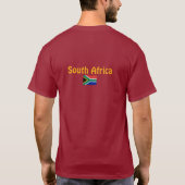 T-shirt Drapeau sud-africain, Drapeau sud-africain (Dos)