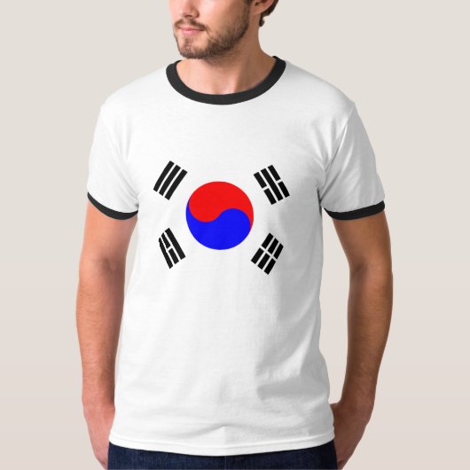 T-shirt Drapeau sud-coréen (Devant)