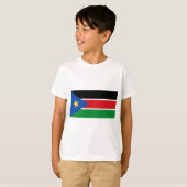 T-shirt drapeau sud-soudan (Devant entier)