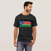 T-shirt drapeau sud-soudan (Devant entier)