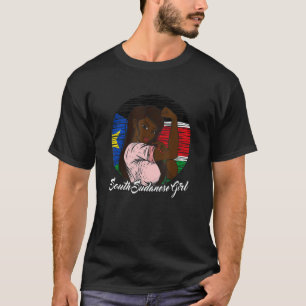 T-shirt Drapeau sud-soudanais Sud-Soudan Sud Soudan Gir