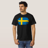 T-shirt Drapeau Suède (Devant entier)