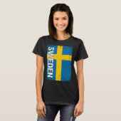 T-shirt Drapeau suédois (Devant entier)