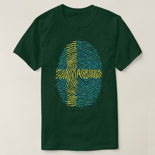 T-shirt Drapeau suédois Suède (Design devant)