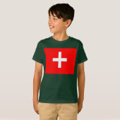 T-shirt Drapeau suisse (Devant entier)