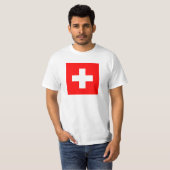 T-shirt Drapeau Suisse (Devant entier)