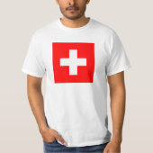 T-shirt Drapeau Suisse (Devant)