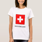 T-shirt Drapeau suisse (Devant)