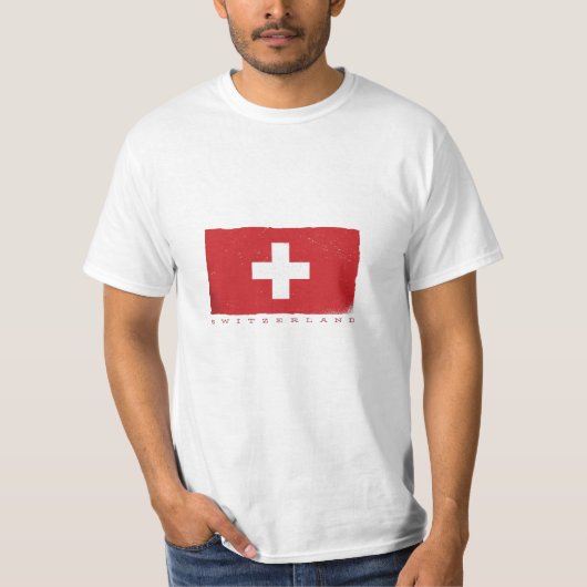 T-shirt Drapeau Suisse (Devant)
