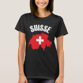 T-shirt Drapeau suisse (Devant)