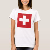 T-shirt Drapeau Suisse (Devant)