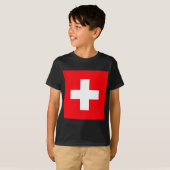 T-shirt Drapeau suisse (Devant entier)