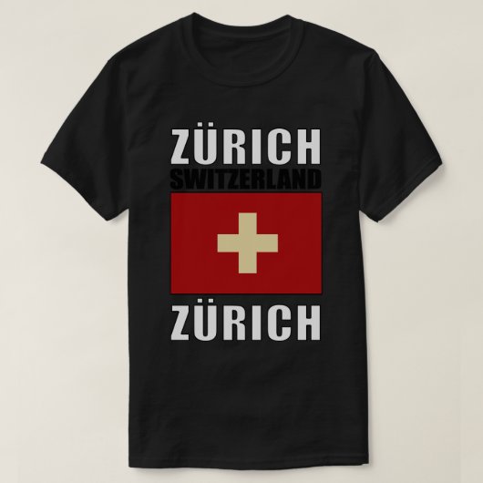 T-shirt Drapeau suisse (Design devant)