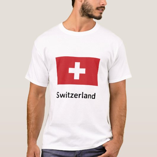 T-shirt Drapeau Suisse (Devant)