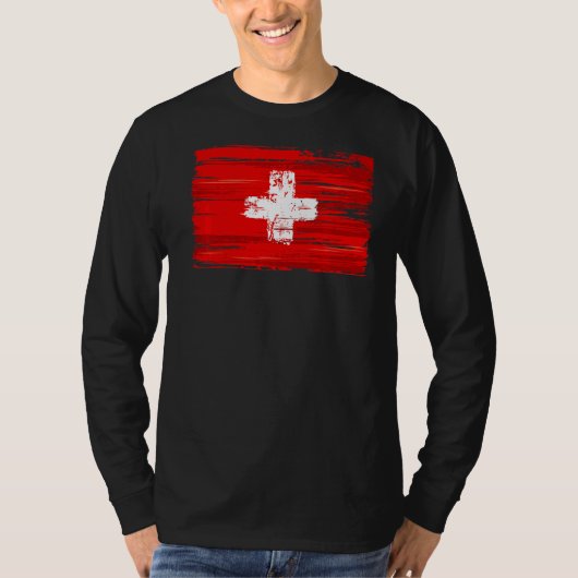 T-shirt Drapeau Suisse (Devant)