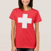 T-shirt Drapeau Suisse (Devant)