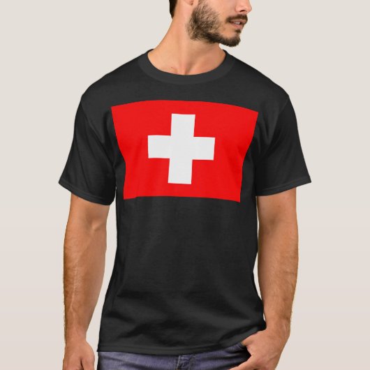 T-shirt Drapeau Suisse (Devant)