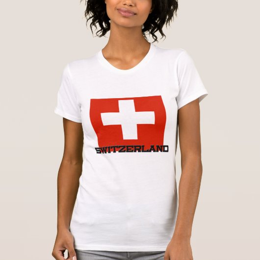 T-shirt Drapeau Suisse (Devant)