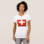 T-shirt Drapeau Suisse (Devant entier)
