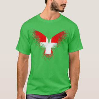 T-shirt Drapeau suisse de l'aigle