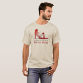 T-shirt Drapeau suisse de silhouette de fille (Devant entier)