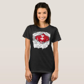T-shirt Drapeau suisse - Suisse (Devant entier)