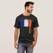 T-shirt Drapeau Syndical De La Possession Des Femmes Runio (Devant entier)