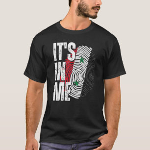 T-shirt Drapeau Syrie en moi - empreintes digitales Patrim