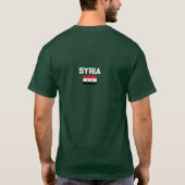 T-shirt Drapeau syrien, Drapeau de Syrie (Dos)