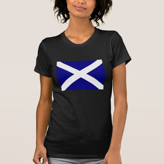 T-shirt Drapeau T foncé de l'Ecosse (Devant)