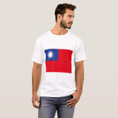T-shirt Drapeau Taïwan (Devant entier)