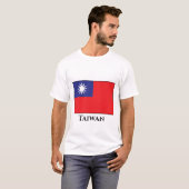 T-shirt Drapeau Taïwan (Devant entier)
