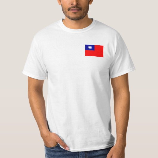T-shirt Drapeau taïwanais (Devant)